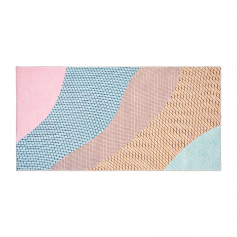 Covoare - Covor printat, RAINBOW 70x140 cm, lavabil cu spate antialunecare, inaltime fir 3mm