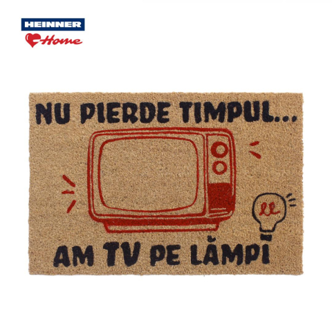 Covorase intrare - COVORAS INTRARE COCOS 60X40 CM, FUN, TV