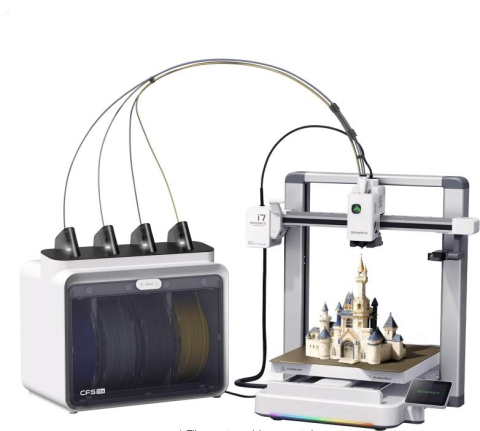 Imprimante 3D - CREALITY SPARKX I7 COMBO FDM 3D PRINTER, Imprimanta 3D, Tehnologie FDM, Volum printare: 260 × 260 × 255 mm, Dimensiuni imprimanta: 470 × 423 × 456 mm, Viteza printare: ≤ 500 mm/s, Acuratete: 100±0.1 m