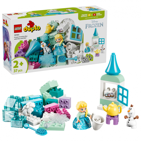 Seturi de constructie - CUTIE CREATIVA CU ELSA SI OLAFVDIN REGATUL DE GHEATA  LEGO10462