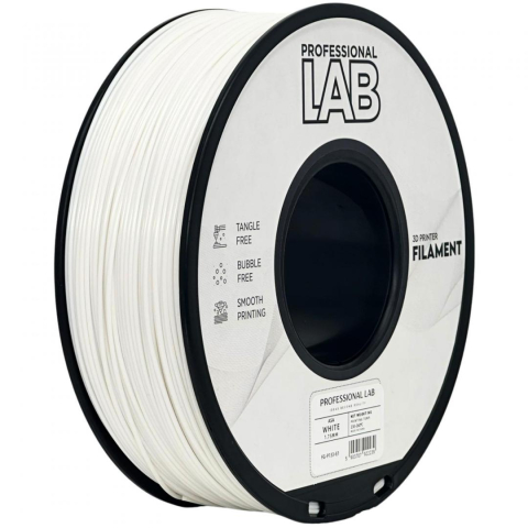 Accesorii imprimare 3D - Filament 3D Proffesional Lab, Diamentru 1.75mm, Greutate: 1KG, Culoare: Alb, Material: ASA, Temperatura: 220-250c.