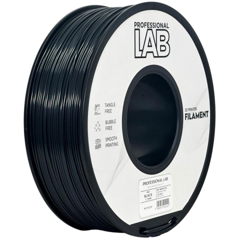 Accesorii imprimare 3D - Filament 3D Proffesional Lab, Diamentru 1.75mm, Greutate: 1KG, Culoare: Negru, Material: ASA, Temperatura: 220-250c.