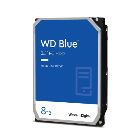 Hard Disk-uri Desktop - HDD desktop WD WD Blue, 8 TB, 5640 rpm, 256 MB SATA III