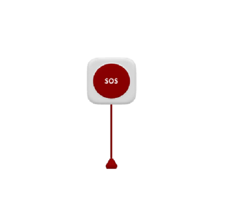 Accesorii - Hikvision DS-KHS3100X buton de urgenta cu snur de actionare, IP 68, potrivit pentru bai si spatii umede. Ideal pentru băi din spitale, clinici, centre de îngrijire, hoteluri, dar și în locuințele priv