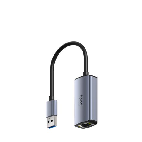  Hub-uri USB - Hub USB CUDY UE25A USB-A, 1 port, RJ-45, Gri