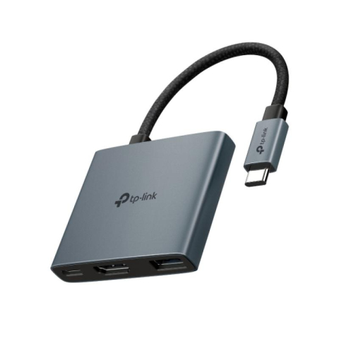  Hub-uri USB - Hub USB TP-LINK UH3020C, USB-C, 3 porturi, HDMI, Gri