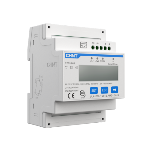 Comunicare si monitorizare sisteme solare - HYXi 3P Smart Meter DTSU666-100A