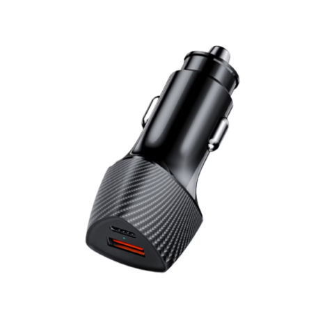 Incarcatoare telefoane - Incarcator Auto Lemontti LEMIAFSUCTCN, 48W, 2 porturi, Negru