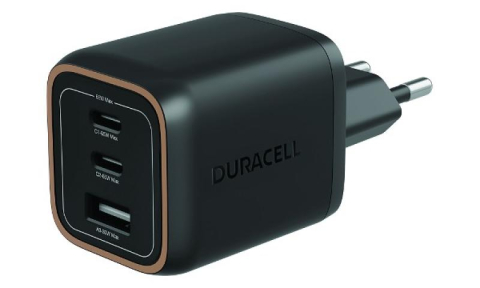 Accesorii - Incarcator Duracell, putere 65W, conectivitate GaN 2 x USB-C