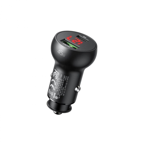 Incarcatoare telefoane - Incarcator MCDODO Mushrooms Series, 45W, 2 porturi, Negru