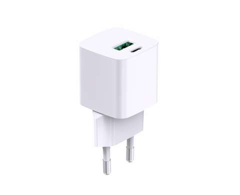 Incarcatoare telefoane - INCARCATOR SERIOUX 30W USB-C & USB-A de perete, Alimentator/încărcător cu USB, Ieșire USB-C: USB-C: 5V/3A, 9V/3A, 12V/2,5A, 15V/2,0A, 20V1,5A (30W) PPS: 3,3V-11V/3,0A, 3,3V-16,0V/2,0A (33W), USB-A: 5V