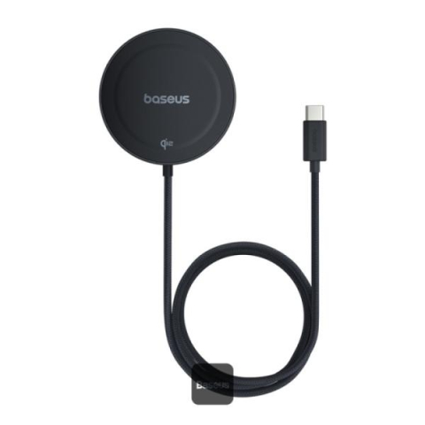 Incarcatoare telefoane - Incarcator Wireless Baseus Mini4 Qi2, 15W, 1 port, Negru