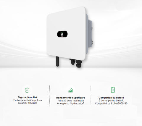 Invertoare solare trifazate - INVERTER HUAWEI SUN2000-12K-MB0