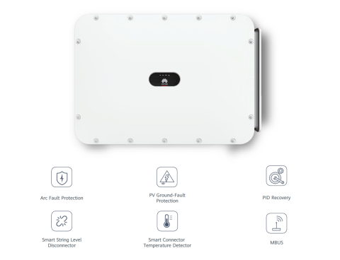 Invertoare solare trifazate - INVERTER HUAWEI SUN2000-150K-MG0 With DC Surge Protection TYPE I &II