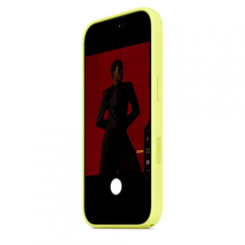 Accesorii - iPhone 17 Pro Silicone Case with MagSafe - Neon Yellow