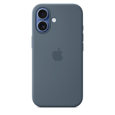 Accesorii - iPhone 17 Silicone Case with MagSafe - Anchor Blue