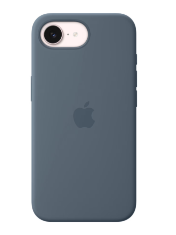 Accesorii - iPhone 17e Silicone Case with MagSafe - Anchor Blue