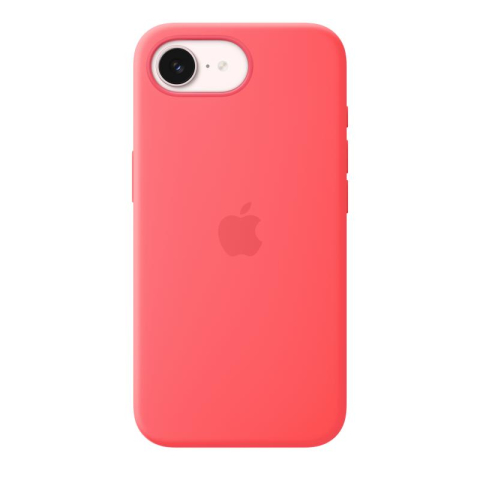 Accesorii - iPhone 17e Silicone Case with MagSafe - Bright Guava
