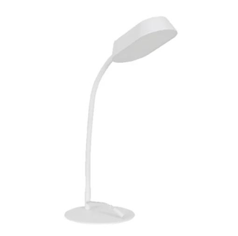 Lampi de interior - Lampa LED birou OSRAM PANAN DISK METAL, 10W , 750 lm, lumina alba(3000K - 6500K), dimabila, port USB, brat ajustabil, Alb