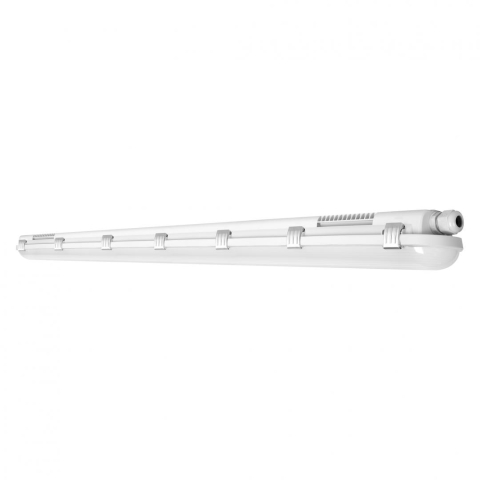 Corpuri de iluminat aplicate - Lampa LED liniara Ledvance DP S 1500, 46W, 220-240V, 6400 lm, lumina neutra(4000K), IP65, 150x6.8x8.2cm, policarbonat, Gri