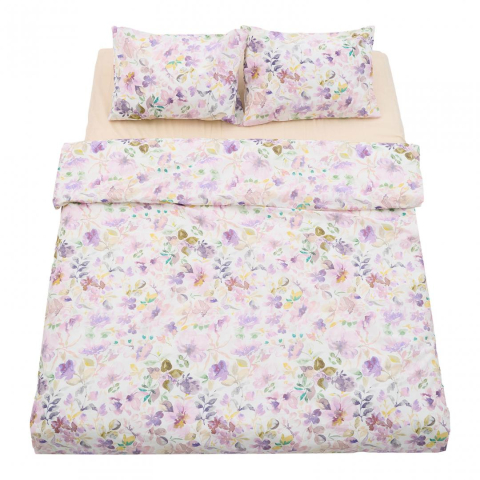 Lenjerii de Pat - Lenjerie dubla 100% bumbac,4 piese, Alma
