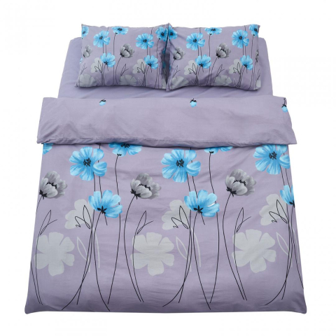 Lenjerii de Pat - Lenjerie dubla,100%bumbac,4 piese, Carol