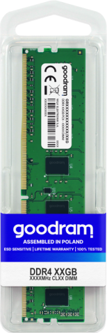 Memorii RAM Desktop - Memorie RAM Goodram GR3200D464L22/16G, 16GB DDR4, 3200MHz, CL22