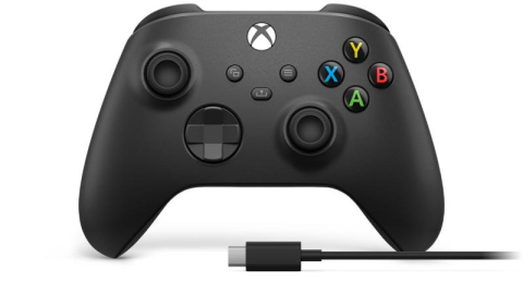 Accesorii console & PC - Microsoft Xbox Wireless Controller Carbon Black