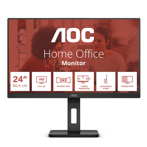 Monitoare LED - Monitor Consumer AOC 24E3QAF, 23.8", 1920x1080 pixeli, 3 ani Garantie