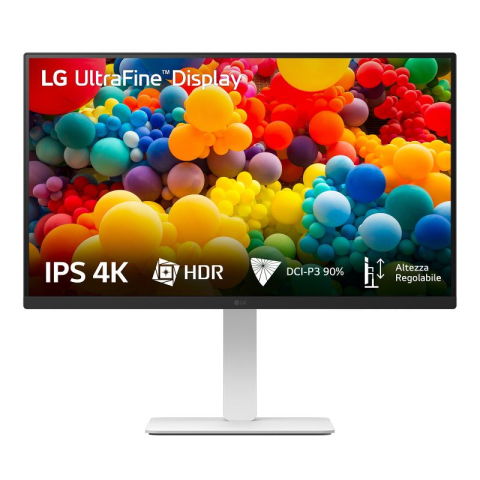 Monitoare LED - Monitor Consumer LG 27US550-W, 27", 3840 x 2160 pixeli, White, 3 ani Garantie