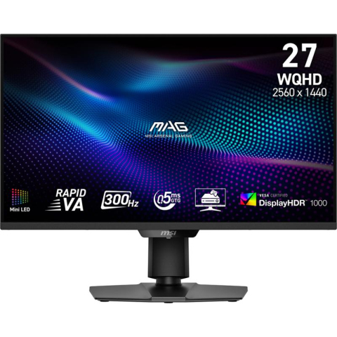 Monitoare LED - Monitor Consumer MSI MAG 274QPF X30MV, 27", 2560 x 1440 pixeli, Black