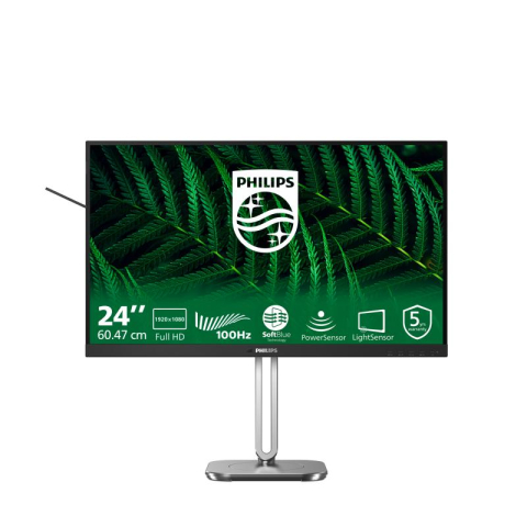 Monitoare LED - Monitor Consumer Philips 24B2G5200/00, 24", 1920 x 1080 pixeli, Anthracite, 3 ani Garantie