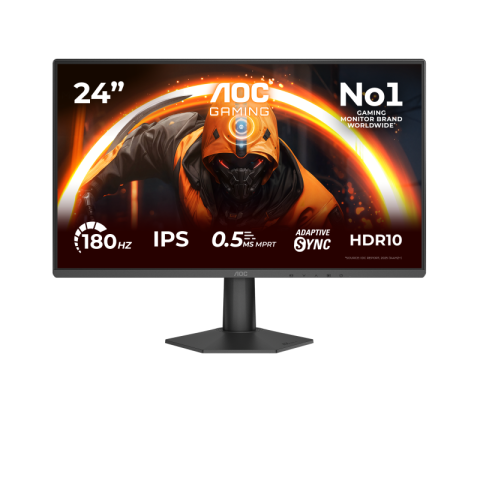 Monitoare LED - Monitor Gaming AOC 24G50F, 23.8", 1920 x 1080 pixeli, Black, 3 ani garantie
