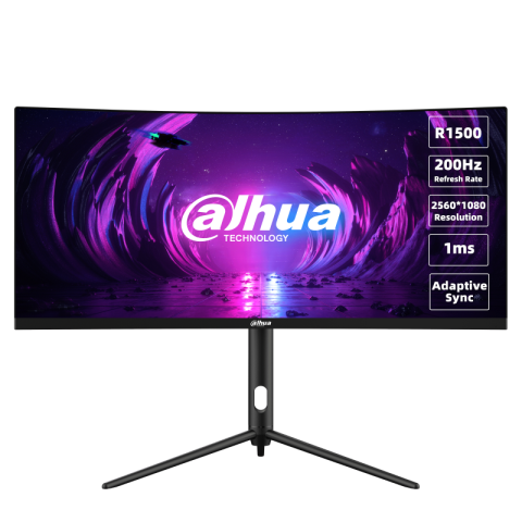 Monitoare LED - Monitor Gaming Dahua LM30-E330CA, 30", 2560 x 1080 pixeli, Black, Red, 3 ani Garantie