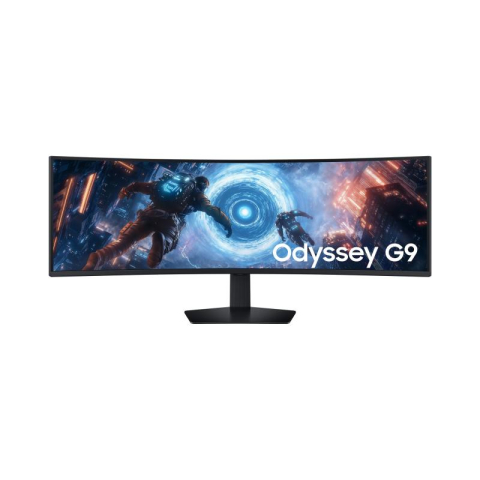 Monitoare LED - Monitor Samsung 49" LS49FG910EUXEN, Curvature: 1000R, Diagonal (inch): 49, Diagonal (cm): 124, Aspect ratio: 32:9, Panel: VA, Resolution: 5120x1440, Refresh Rate: 144Hz, Response time GtG: 1ms, Bright