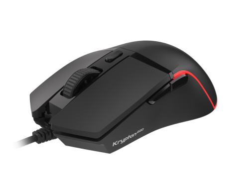  Mouse - Mouse Gaming GENESIS Krypton 220, 6400 dpi, negru