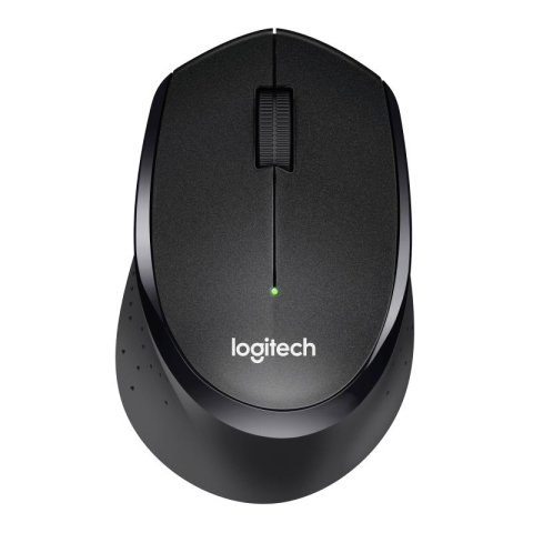 Mouse - Mouse Wireless Logitech M330 SILENT PLUS, 1000 dpi, Negru