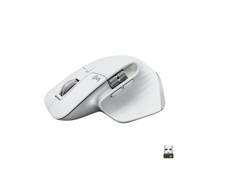  Mouse - Mouse Wireless Logitech MX Master 3S Performance Wireless Mouse, 8000 dpi, Alb
