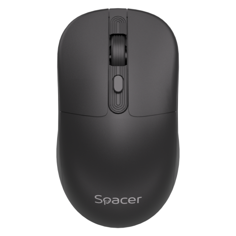  Mouse - Mouse Wireless SPACER SPMO-WS03-BT, 1600 dpi, Negru