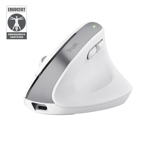  Mouse - Mouse Wireless TRUST Bayo+, 2400 DPI, Alb