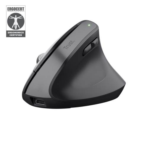  Mouse - Mouse Wireless Trust Bayo+, 2400 DPI, Negru