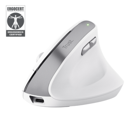  Mouse - Mouse Wireless TRUST Bayo II, 2400 dpi, Alb