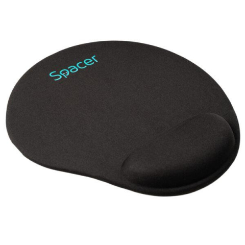 Mousepad - Mousepad Gaming SPACER SPMP-PAD-GEL-BK, 240 x 220 mm, Negru
