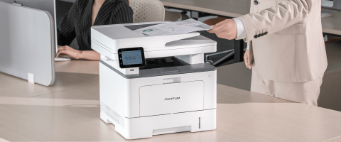 Multifunctionale laser - Multifunctional laser PANTUM BM5220ADW, format A4, Monocrom, Duplex, USB + LAN + Wi-Fi