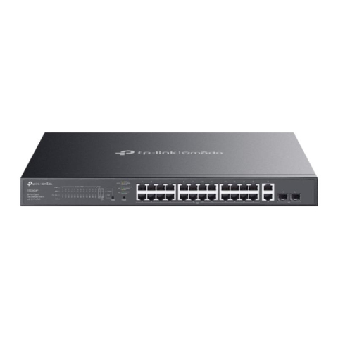 Switch-uri - Omada 28-Port Gigabit Easy Managed Switch with 24-Port PoE+ PORT: 24× Gigabit PoE+ Ports, 2x Gigabit Non-PoE Ports, 2× Gigabit SFP Ports SPEC: 802.3at/af, 384W PoE Power, 1U 19-inch Rack-mountable Ste