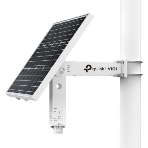 Accesorii - Panou fotovoltaic SP6030, 60W + Acumulator 31.2Ah/10.8V pentru camere TP-LINK VIGI, Unghi ajustabil, 3× Porturi DC Output, modular, management de la distanta