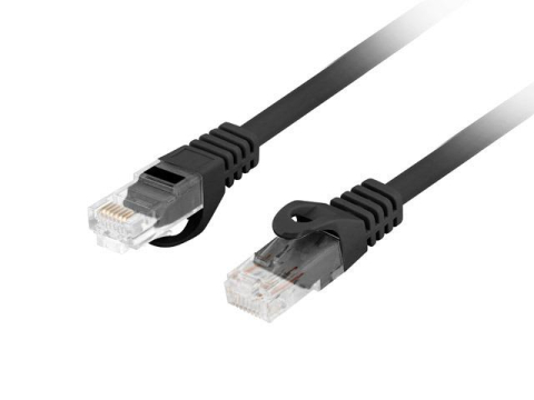 Alte accesorii retea - Patch cord Cat.6 UTP LSZH Cu 10 m negru, Fluke Passed