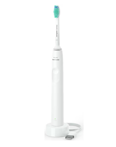 Periute electrice de dinti - Periuta de dinti sonica electrica PHILIPS Sonicare Seria 2100 HX3651/13, 31000 miscari/minut, Cronometru Quadpacer si SmarTimer, Design ergonomic subţire, 1 capat de periere, Alb, L x A x I (mm) 109x6