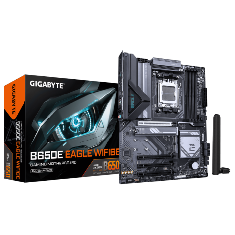 Placi de baza - Placa de baza Gigabyte B650E EAGLE WIFI6E, Socket AM5, DDR5, ATX