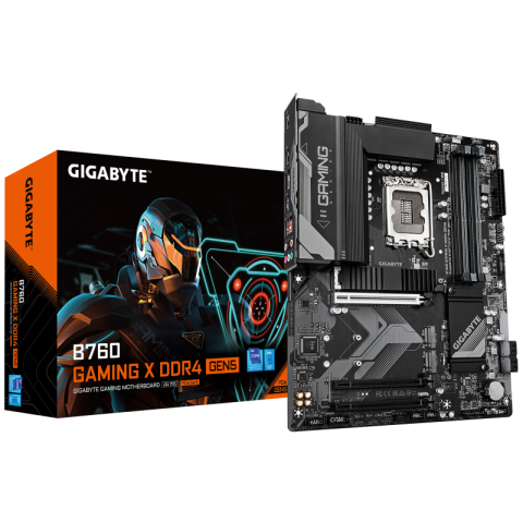 Placi de baza - Placa de baza Gigabyte B760 GAMING X DDR4 GEN5, Socket 1700, DDR4, ATX